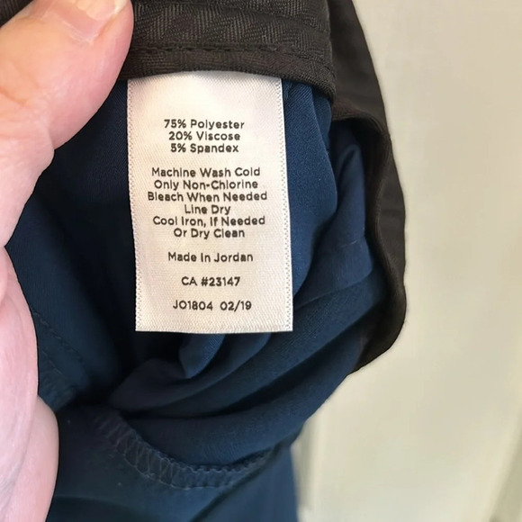 Talbots Women’s (4) Blue Hampshire Ankle Straight Leg Career Pants NWT - Picture 7 of 8